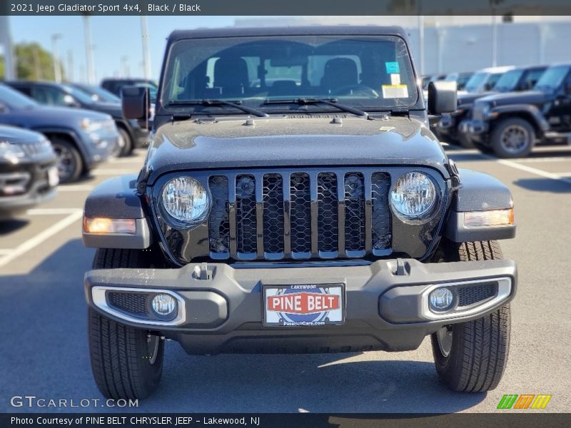 Black / Black 2021 Jeep Gladiator Sport 4x4