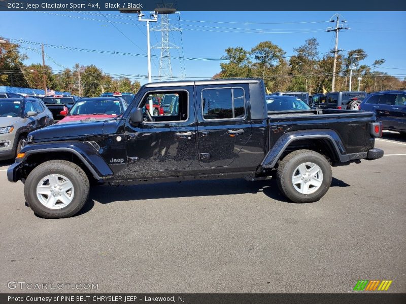 Black / Black 2021 Jeep Gladiator Sport 4x4