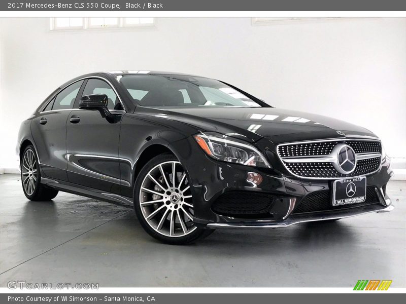 Black / Black 2017 Mercedes-Benz CLS 550 Coupe