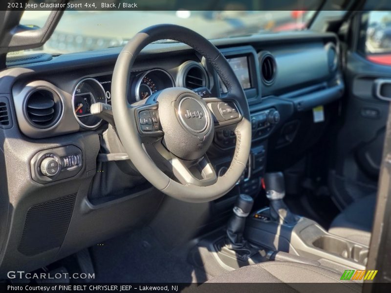 Black / Black 2021 Jeep Gladiator Sport 4x4