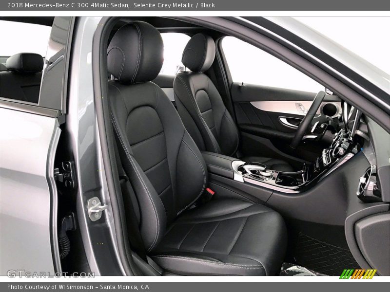 Selenite Grey Metallic / Black 2018 Mercedes-Benz C 300 4Matic Sedan