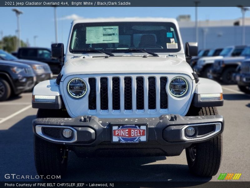 Bright White / Black/Dark Saddle 2021 Jeep Gladiator Overland 4x4