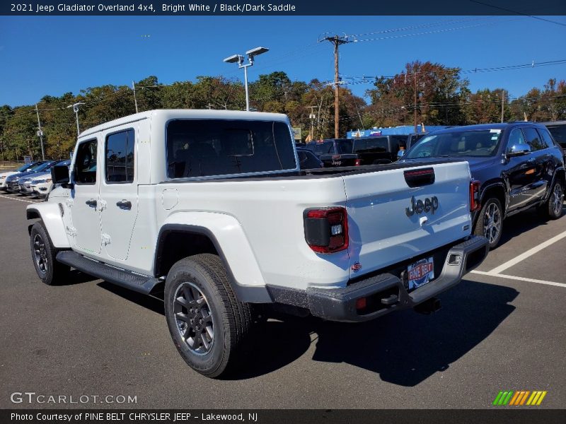 Bright White / Black/Dark Saddle 2021 Jeep Gladiator Overland 4x4