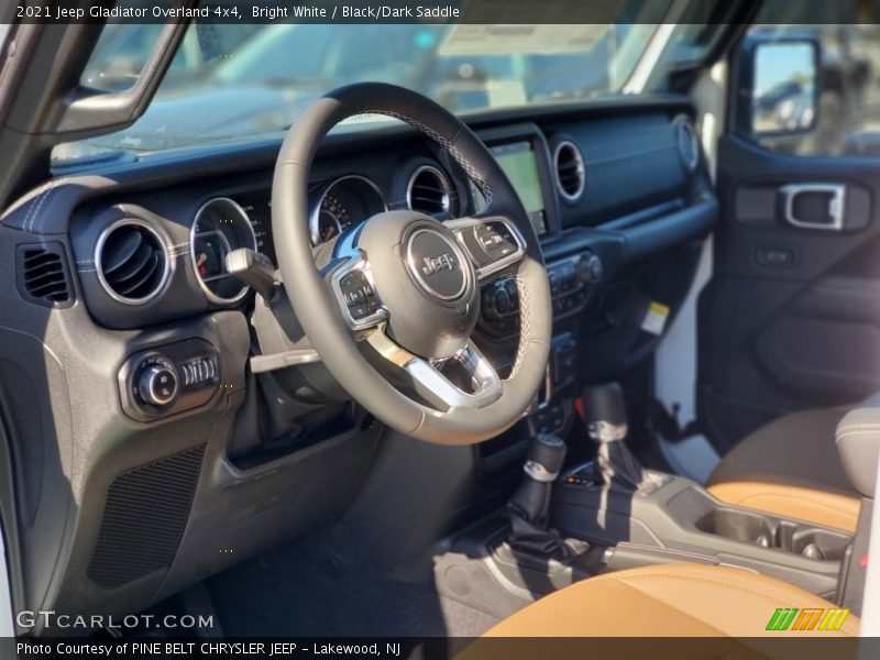 Bright White / Black/Dark Saddle 2021 Jeep Gladiator Overland 4x4
