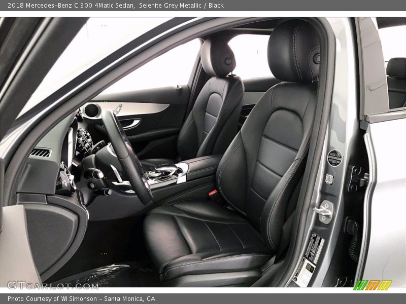 Selenite Grey Metallic / Black 2018 Mercedes-Benz C 300 4Matic Sedan