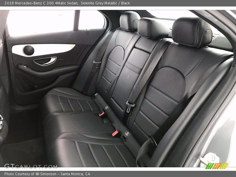 Selenite Grey Metallic / Black 2018 Mercedes-Benz C 300 4Matic Sedan