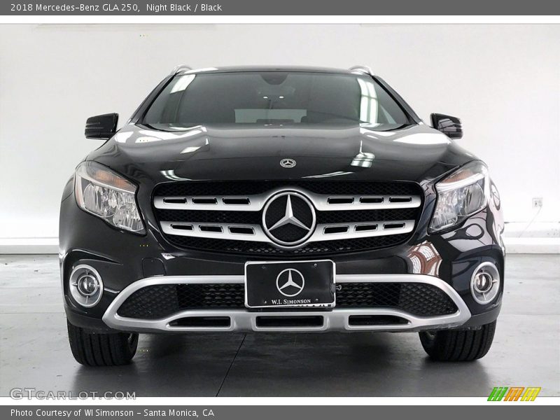 Night Black / Black 2018 Mercedes-Benz GLA 250