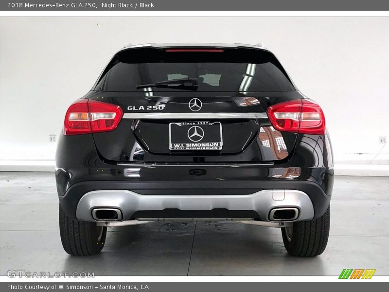 Night Black / Black 2018 Mercedes-Benz GLA 250