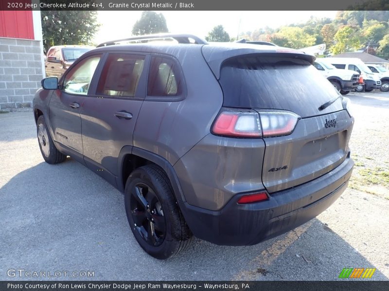 Granite Crystal Metallic / Black 2020 Jeep Cherokee Altitude 4x4