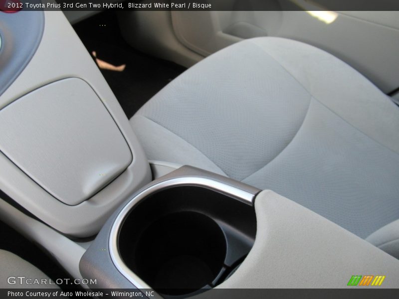 Blizzard White Pearl / Bisque 2012 Toyota Prius 3rd Gen Two Hybrid