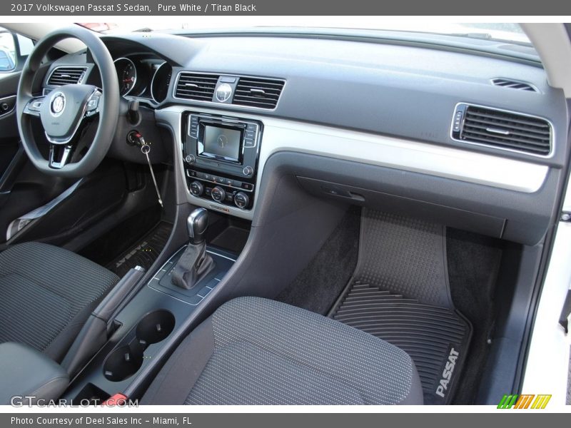 Pure White / Titan Black 2017 Volkswagen Passat S Sedan