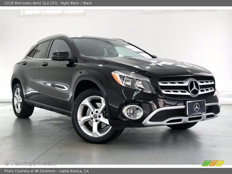 Night Black / Black 2018 Mercedes-Benz GLA 250