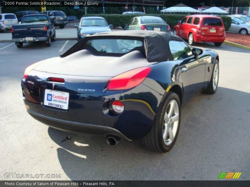 Deep Blue / Ebony 2006 Pontiac Solstice Roadster