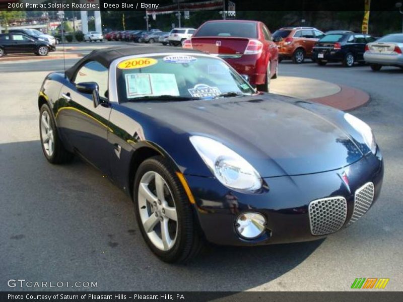 Deep Blue / Ebony 2006 Pontiac Solstice Roadster