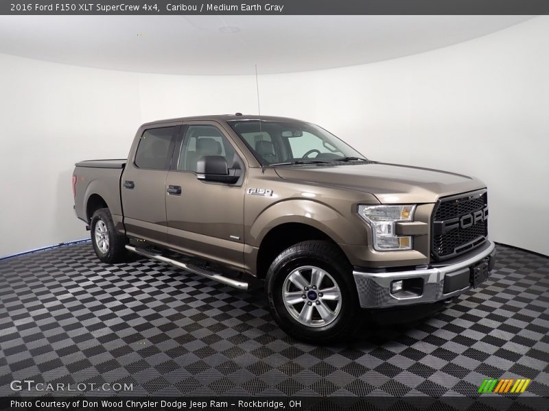 Caribou / Medium Earth Gray 2016 Ford F150 XLT SuperCrew 4x4