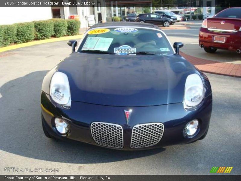 Deep Blue / Ebony 2006 Pontiac Solstice Roadster