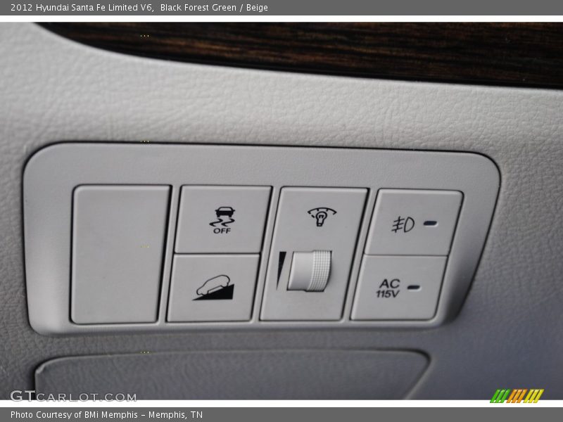 Black Forest Green / Beige 2012 Hyundai Santa Fe Limited V6
