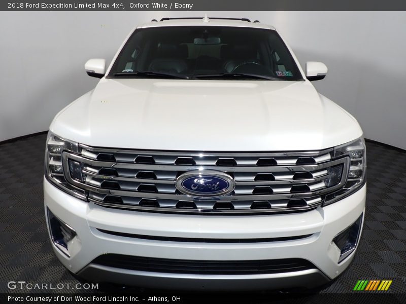 Oxford White / Ebony 2018 Ford Expedition Limited Max 4x4