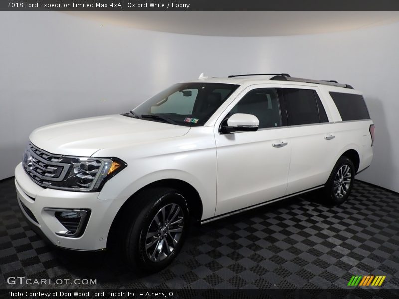 Oxford White / Ebony 2018 Ford Expedition Limited Max 4x4