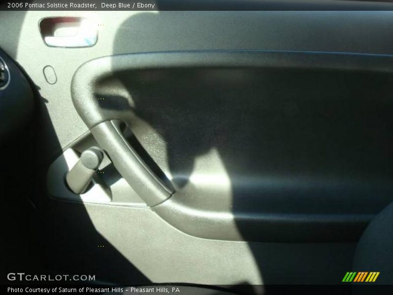 Deep Blue / Ebony 2006 Pontiac Solstice Roadster