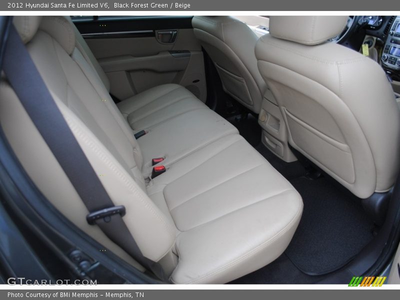 Black Forest Green / Beige 2012 Hyundai Santa Fe Limited V6