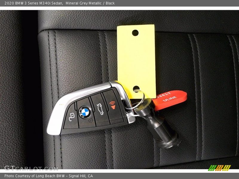 Mineral Grey Metallic / Black 2020 BMW 3 Series M340i Sedan