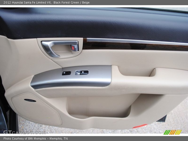 Black Forest Green / Beige 2012 Hyundai Santa Fe Limited V6