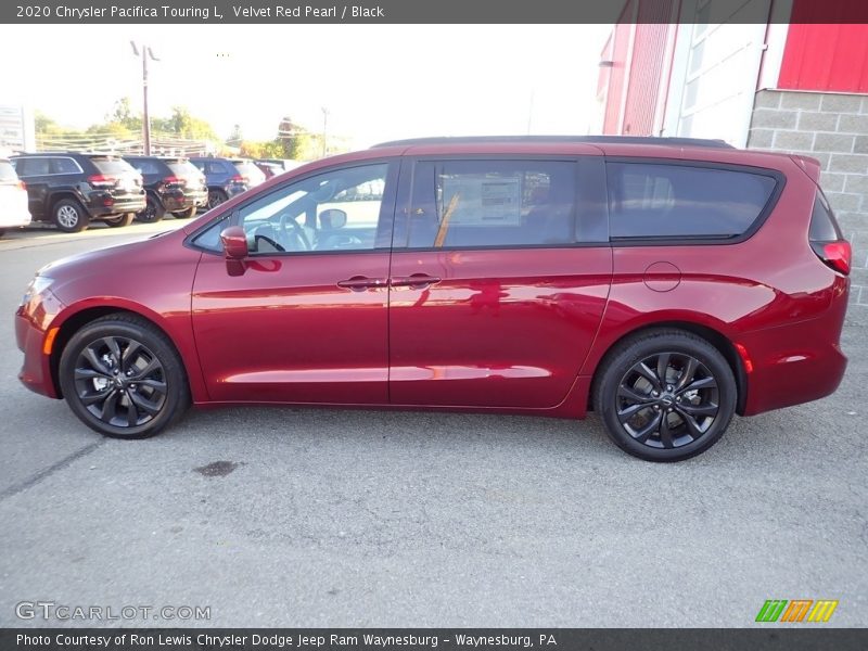 Velvet Red Pearl / Black 2020 Chrysler Pacifica Touring L