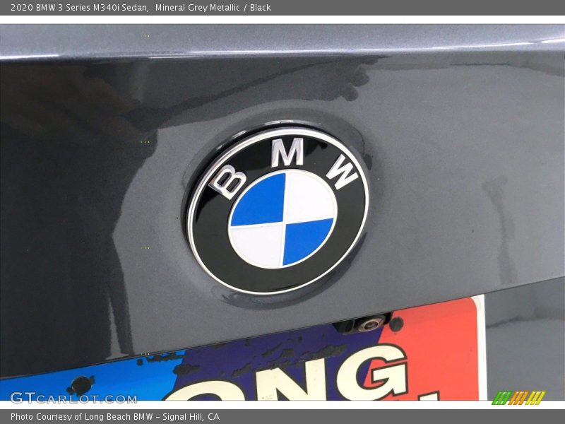 Mineral Grey Metallic / Black 2020 BMW 3 Series M340i Sedan