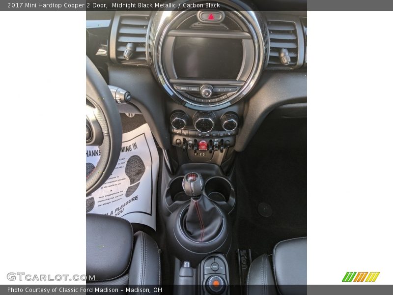Midnight Black Metallic / Carbon Black 2017 Mini Hardtop Cooper 2 Door