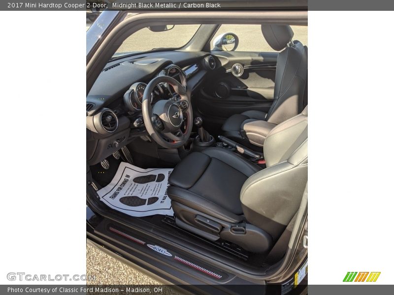 Midnight Black Metallic / Carbon Black 2017 Mini Hardtop Cooper 2 Door