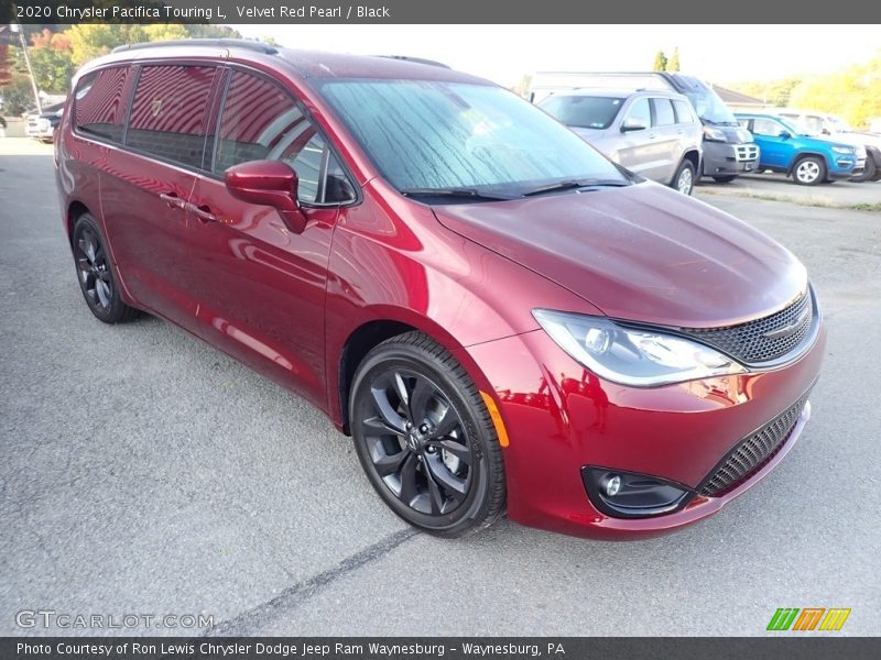 Velvet Red Pearl / Black 2020 Chrysler Pacifica Touring L