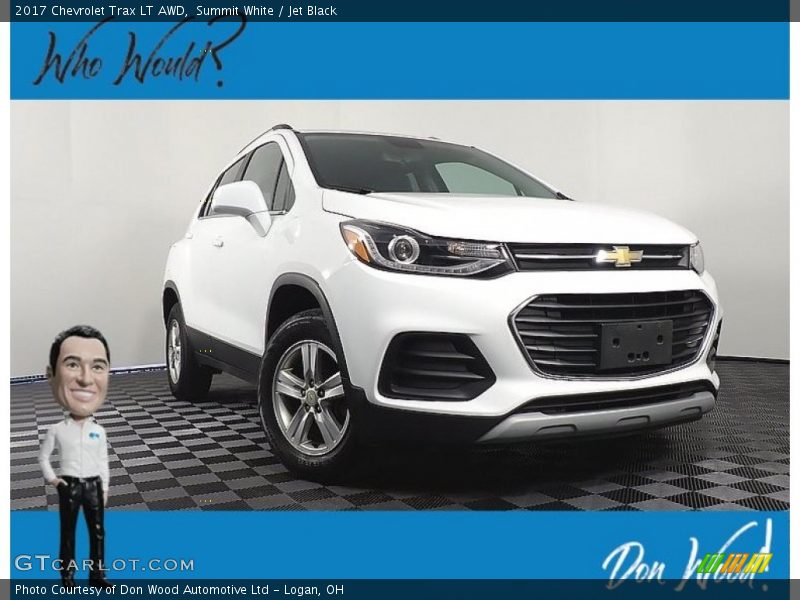 Summit White / Jet Black 2017 Chevrolet Trax LT AWD