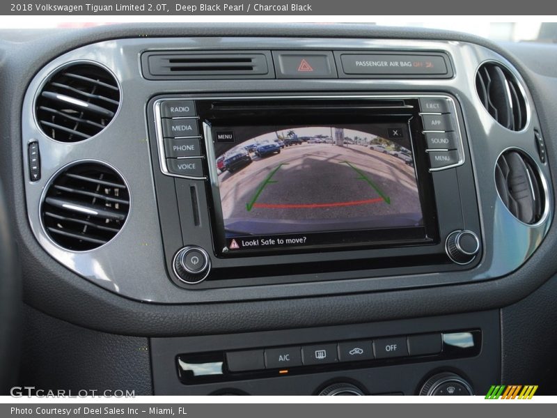 Deep Black Pearl / Charcoal Black 2018 Volkswagen Tiguan Limited 2.0T
