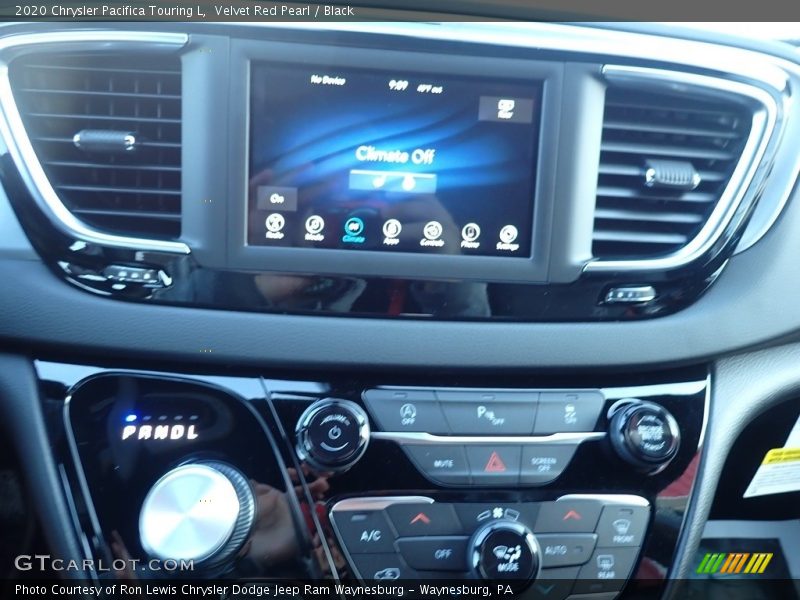 Velvet Red Pearl / Black 2020 Chrysler Pacifica Touring L
