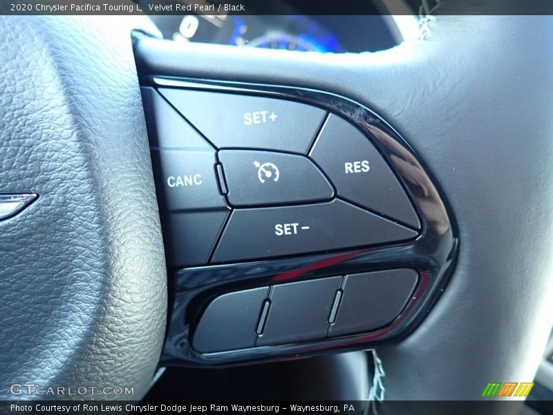 Velvet Red Pearl / Black 2020 Chrysler Pacifica Touring L