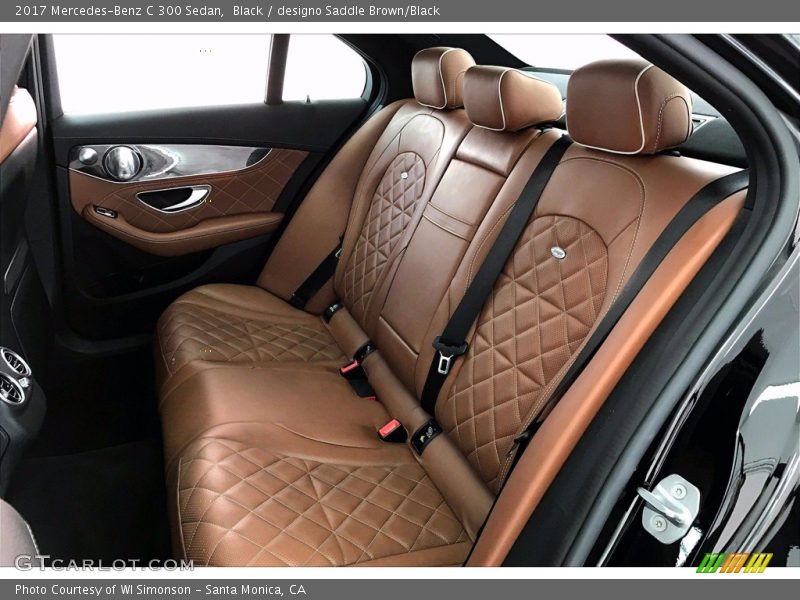 Rear Seat of 2017 C 300 Sedan