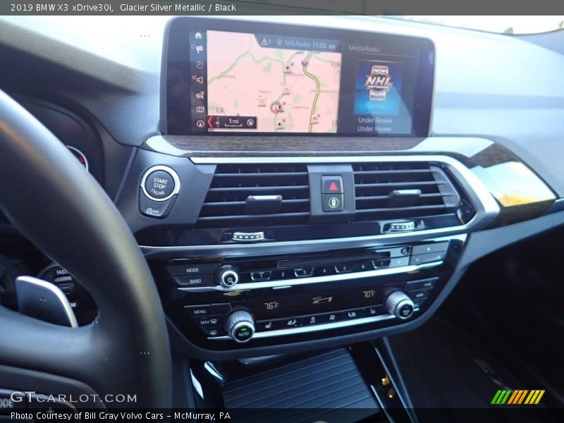 Glacier Silver Metallic / Black 2019 BMW X3 xDrive30i