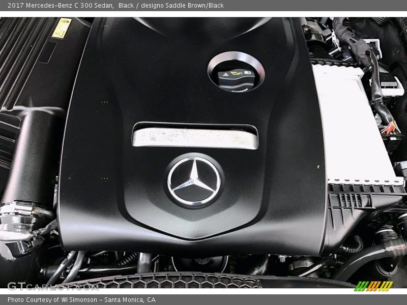 Black / designo Saddle Brown/Black 2017 Mercedes-Benz C 300 Sedan