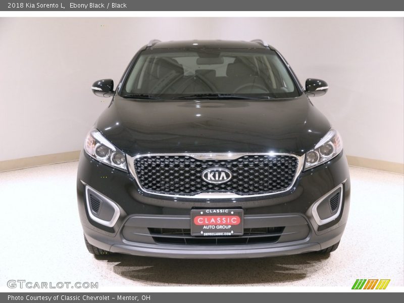 Ebony Black / Black 2018 Kia Sorento L