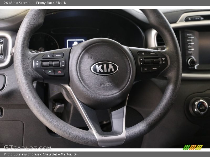  2018 Sorento L Steering Wheel