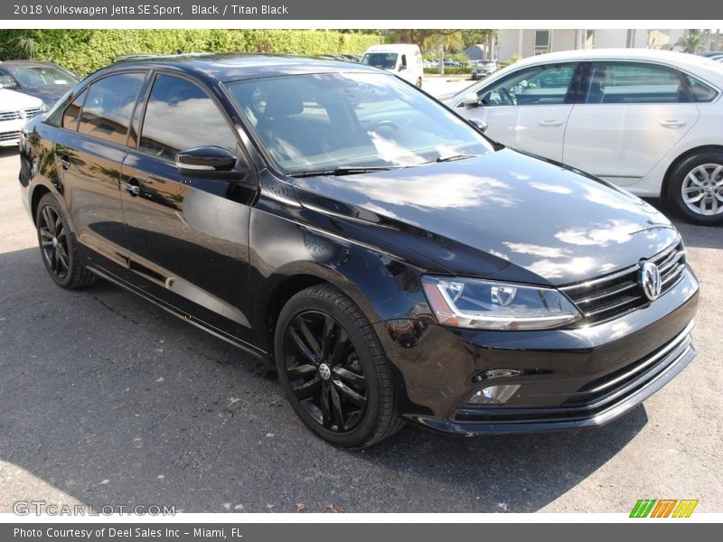 Black / Titan Black 2018 Volkswagen Jetta SE Sport