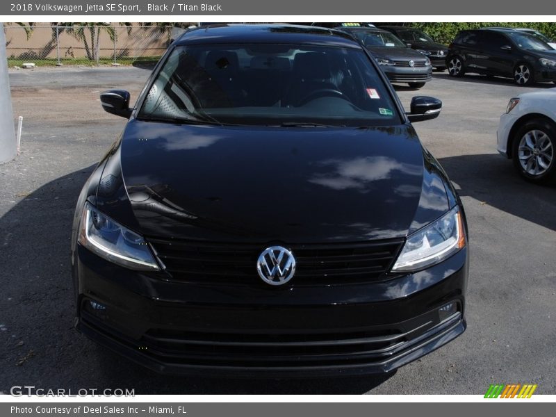 Black / Titan Black 2018 Volkswagen Jetta SE Sport