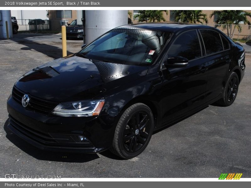 Black / Titan Black 2018 Volkswagen Jetta SE Sport