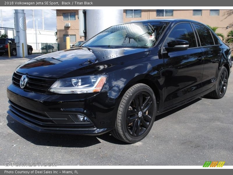 Front 3/4 View of 2018 Jetta SE Sport