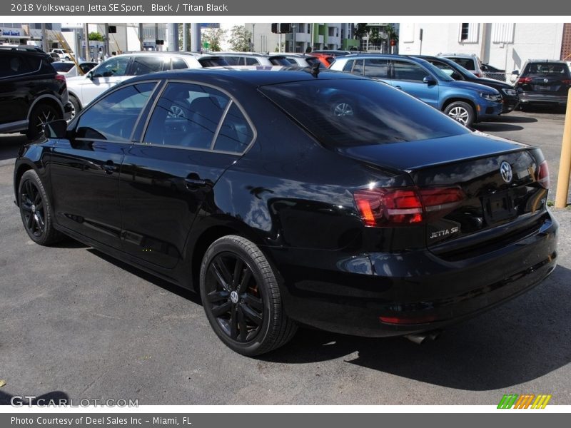 Black / Titan Black 2018 Volkswagen Jetta SE Sport