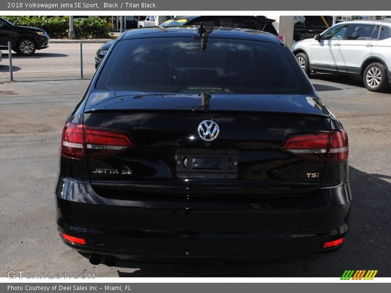 Black / Titan Black 2018 Volkswagen Jetta SE Sport