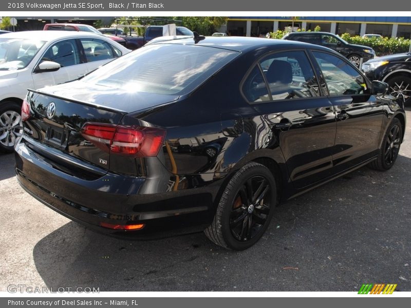 Black / Titan Black 2018 Volkswagen Jetta SE Sport