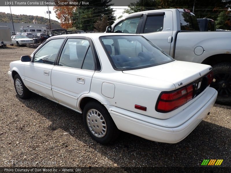  1991 Corolla LE Sedan Super White