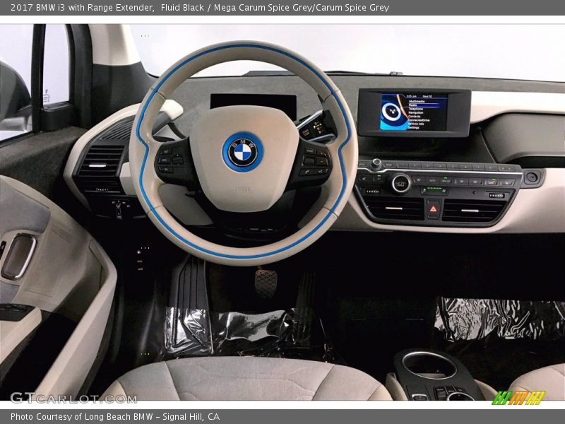 Fluid Black / Mega Carum Spice Grey/Carum Spice Grey 2017 BMW i3 with Range Extender